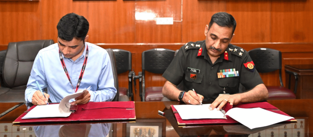 Indian Army and  Drishti Group Sign MoU to Offer Exclusive Discounts For Serving and Retired Army personnel